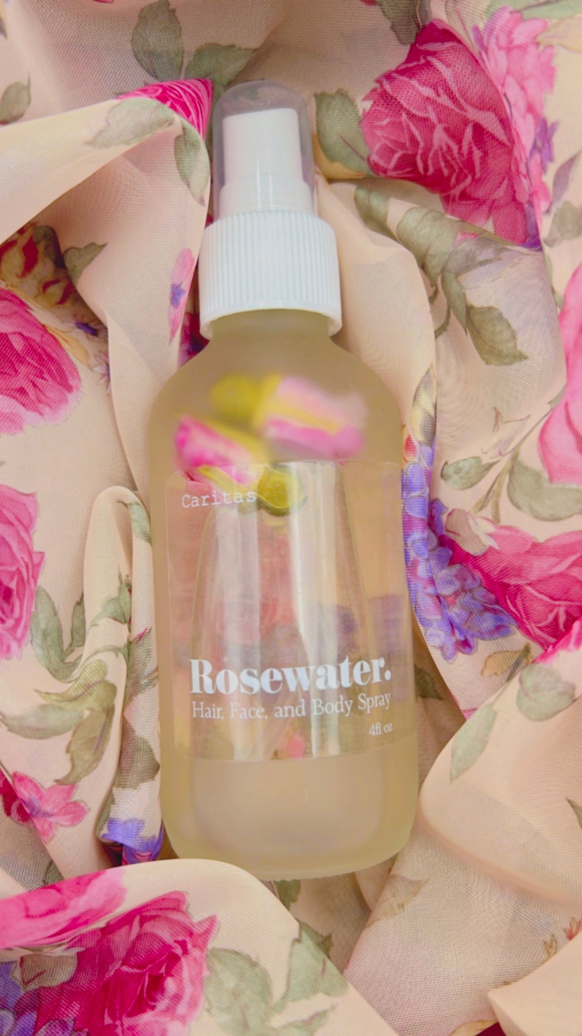 Rosewater Botanical Face Hair Body Spray